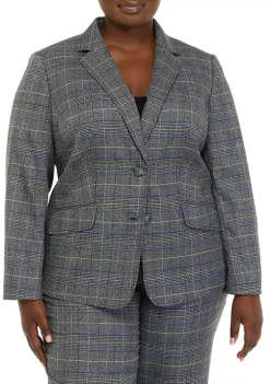 Hot Sale ๐ฅฐ Kasper Plus Size Long Sleeve Plaid Notch Two-Button Jacket ๐งจ 9 Hot Sale ๐ฅฐ Kasper Plus Size Long Sleeve Plaid Notch Two-Button Jacket ๐งจ -Southern Home Sales Shop Belk 1042