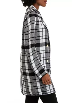 Wholesale 🔥 Kasper 👩 Women's Long Sleeve Plaid Cardigan Jacket 💯 -Southern Home Sales Shop Belk 1045