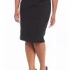 Best Sale 🛒 Kasper Plus Size Solid Pencil 👗 Skirt 😍