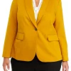Cheapest 😀 Kasper Plus Size Long Sleeve Shawl Collar Solid Ponte Jacket ✨ -Southern Home Sales Shop Belk 1143