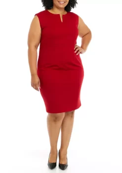 Brand new 😉 Kasper Plus Size Sleeveless Sheath 👗 Dress with Cut Out 🛒 -Southern Home Sales Shop Belk 1149