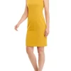 Brand new 😀 Kasper 👩 Women's Cap Sleeve Seamed Solid Crepe Sheath 👗 Dress 🎁 -Southern Home Sales Shop Belk 1154