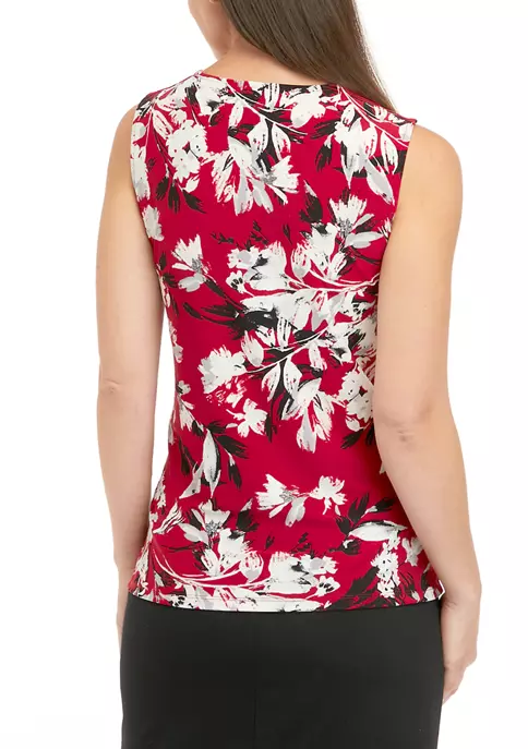 Outlet ⭐ Kasper 👩 Women's Sleeveless Floral Print Top ⭐ 4 Outlet ⭐ Kasper 👩 Women's Sleeveless Floral Print Top ⭐ - Image 2