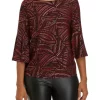 Cheapest 🎉 Kasper 👩 Women's Printed Bell Sleeve Top 🛒 2 Cheapest 🎉 Kasper 👩 Women's Printed Bell Sleeve Top 🛒 -Southern Home Sales Shop Belk 1215