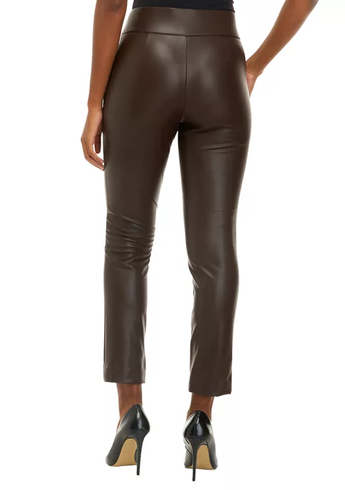 Brand new ⭐ Kasper 👩 Women's Pull On Slim Ankle Faux Leather Pants ✔️ 4 Brand new ⭐ Kasper 👩 Women's Pull On Slim Ankle Faux Leather Pants ✔️ - Image 2