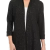 Promo 🛒 Kasper 👩 Women's 3/4 Sleeve Open Front Knit Jacquard Jacket 💯 -Southern Home Sales Shop Belk 1265