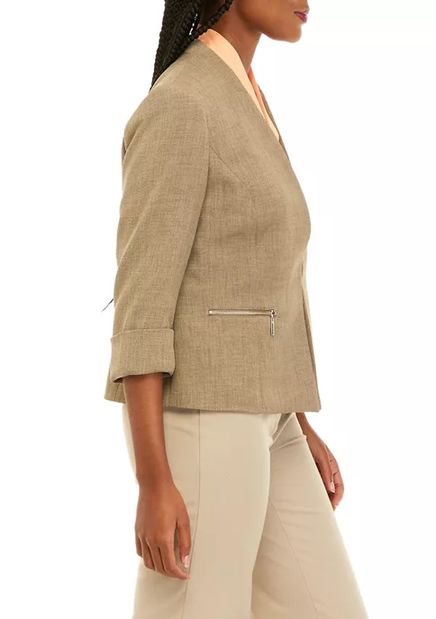 New ๐ Kasper ๐ฉ Women's Roll Cuff Open Front Jacket ๐ 5 New ๐ Kasper ๐ฉ Women's Roll Cuff Open Front Jacket ๐ - Image 3