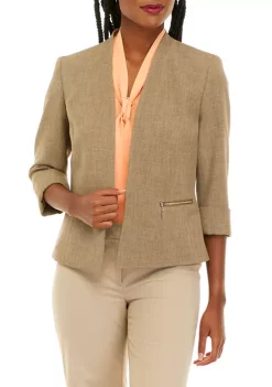 New ๐ Kasper ๐ฉ Women's Roll Cuff Open Front Jacket ๐ 9 New ๐ Kasper ๐ฉ Women's Roll Cuff Open Front Jacket ๐ -Southern Home Sales Shop Belk 1280