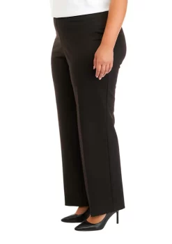 Flash Sale ❤️ Kasper Plus Size Pull On Wide Leg Ponte Trouser Pants 🎉 -Southern Home Sales Shop Belk 1381