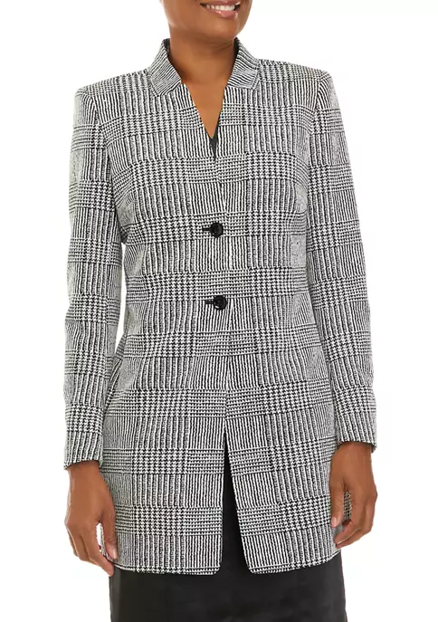 Best deal ๐ Kasper ๐ฉ Women's Double Button Front Longer Length Plaid Jacket โ 3 Best deal ๐ Kasper ๐ฉ Women's Double Button Front Longer Length Plaid Jacket โ