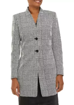 Best deal ๐ Kasper ๐ฉ Women's Double Button Front Longer Length Plaid Jacket โ 9 Best deal ๐ Kasper ๐ฉ Women's Double Button Front Longer Length Plaid Jacket โ -Southern Home Sales Shop Belk 1385