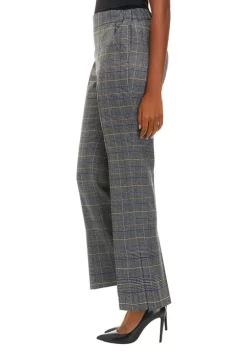 Buy 😀 Kasper 👩 Women's Flare Leg Plaid Pants 🌟 -Southern Home Sales Shop Belk 1400