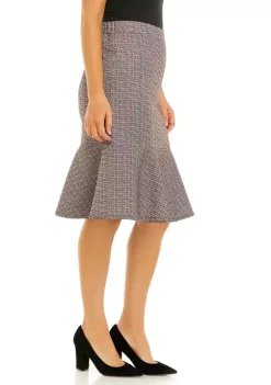 Budget 😍 Kasper Petite Tweed Flounce Hem 👗 Skirt 😉 -Southern Home Sales Shop Belk 1412