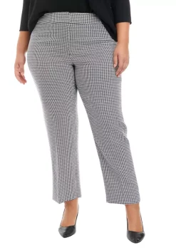Best deal 😉 Kasper Plus Size Slim Houndstooth Pants 🤩 -Southern Home Sales Shop Belk 1421
