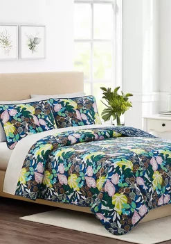 Hot Sale 🎁 Modern. Southern. Home.™ Tropical 3 Piece Quilt Set ⭐