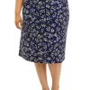 Wholesale 🛒 Kasper Plus Size Leaf Print Midi 👗 Skirt 🥰 -Southern Home Sales Shop Belk 1431