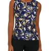 Deals 👍 Kasper 👩 Women's Sleeveless Keyhole Circle Print Top 👏 2 Deals 👍 Kasper 👩 Women's Sleeveless Keyhole Circle Print Top 👏 -Southern Home Sales Shop Belk 1443
