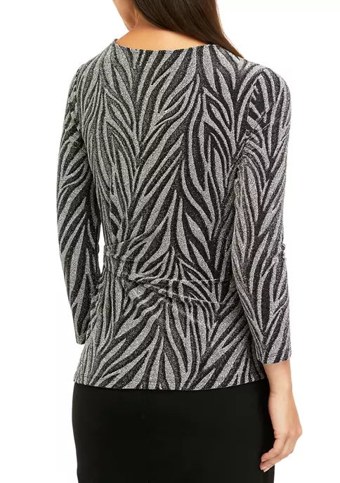 Best reviews of ⌛ Kasper 3/4 Silver Tie Front Splice Stripe Lurex Knit 🤩 4 Best reviews of ⌛ Kasper 3/4 Silver Tie Front Splice Stripe Lurex Knit 🤩 - Image 2