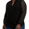 Discount 😍 Kasper Plus Size Long Sleeve Split Neck Top 💯 1 Discount 😍 Kasper Plus Size Long Sleeve Split Neck Top 💯 -Southern Home Sales Shop Belk 1583