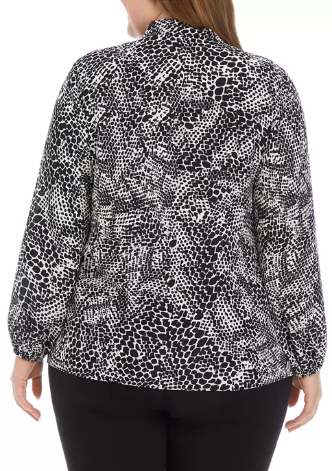 Coupon ๐ Kasper Plus Size Long Sleeve Ruffled Blouse ๐ 4 Coupon ๐ Kasper Plus Size Long Sleeve Ruffled Blouse ๐ - Image 2