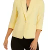 Top 10 🔔 Kasper 👩 Women's 3/4 Sleeve Roll One Button Jacket 🥰 -Southern Home Sales Shop Belk 1646