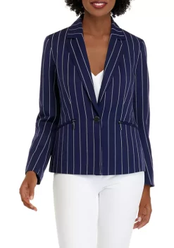 Best Sale ✔️ Kasper 👩 Women's Long Sleeve Notch Collar One Button Pinstripe Jacket 😉 9 Best Sale ✔️ Kasper 👩 Women's Long Sleeve Notch Collar One Button Pinstripe Jacket 😉 -Southern Home Sales Shop Belk 1690
