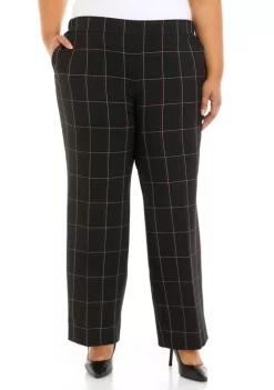 Top 10 🧨 Kasper Petite Wide Leg Windowpane Pants ❤️ -Southern Home Sales Shop Belk 1714