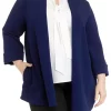 New ๐ฅ Kasper Plus Size 3/4 Roll Sleeve Open Front Jacket with Front Pockets ๐ 2 New ๐ฅ Kasper Plus Size 3/4 Roll Sleeve Open Front Jacket with Front Pockets ๐ -Southern Home Sales Shop Belk 1747
