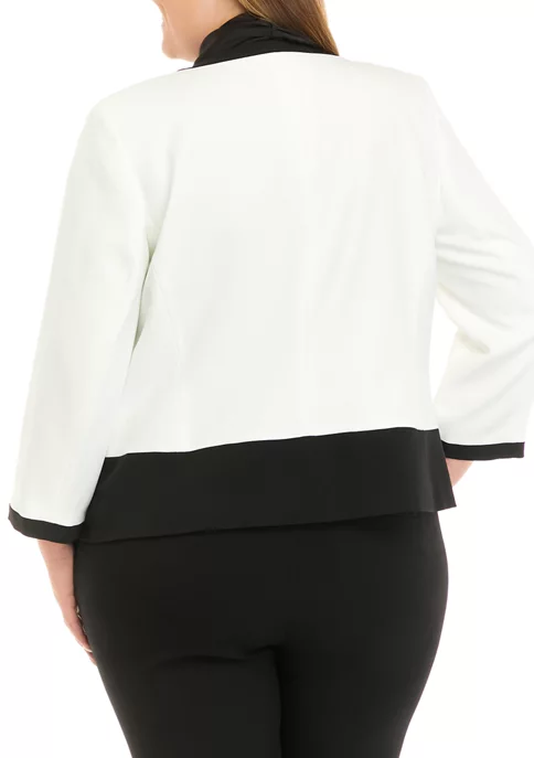 Brand new ๐ฏ Kasper Petite Long Sleeve Color Block Open Front Jacket ๐ 4 Brand new ๐ฏ Kasper Petite Long Sleeve Color Block Open Front Jacket ๐ - Image 2