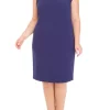New 🥰 Kasper Plus Size Sleeveless Split Neck Sheath 👗 Dress 🌟 -Southern Home Sales Shop Belk 1755