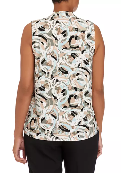 Best deal ๐ Kasper ๐ฉ Women's Sleeveless Abstract Print Tank ๐ 4 Best deal ๐ Kasper ๐ฉ Women's Sleeveless Abstract Print Tank ๐ - Image 2