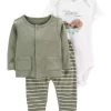 Best Sale 💯 Carter's® Baby Boys 3-Piece Little Cardigan Set ✨