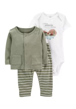 Best Sale 💯 Carter's® Baby Boys 3-Piece Little Cardigan Set ✨
