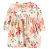 Discount 👍 Carter's® Baby 👧 Girls Multi Flower Knit 👗 Dress 😀 -Southern Home Sales Shop Belk 1812
