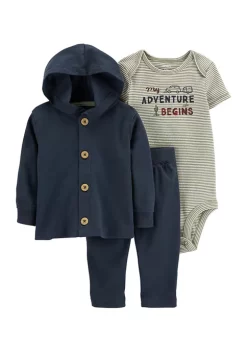 Best deal ⭐ Carter's® Baby Boys 3-Piece Little Cardigan Set 🛒