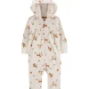 Brand new 👍 Carter's® Baby 👧 Girls Thermal Hooded Jumpsuit 🧨 -Southern Home Sales Shop Belk 1842