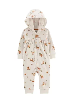 Brand new 👍 Carter's® Baby 👧 Girls Thermal Hooded Jumpsuit 🧨