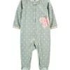 Cheap 😉 Carter's® Baby 👧 Girls Butterfly Zip Up Fleece Sleep & Play One Piece ❤️ -Southern Home Sales Shop Belk 1846