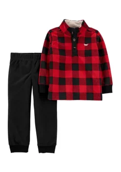 Best deal 🎁 Carter's® Baby Boys Buffalo Plaid Set 🧨