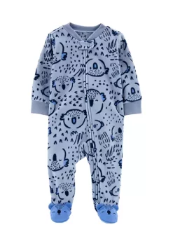 Promo 😍 Carter's® Baby Boys Koala Zip Up Fleece Sleep & Play One Piece ✨ -Southern Home Sales Shop Belk 1899