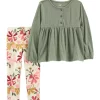 Best Sale 👏 Carter's® Baby 👧 Girls Floral Legging Set 🧨 -Southern Home Sales Shop Belk 1908