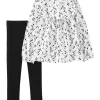 Coupon 🧨 Carter's® Baby 👧 Girls Ivory Small Dot Long Sleeves Leggings Set 🔔 -Southern Home Sales Shop Belk 1920