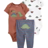 Flash Sale ✔️ Carter's® Baby 3-Piece Dinosaur Little Character Set 😉