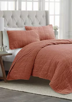 Wholesale 🧨 Modern. Southern. Home.™ Solid Wash Quilt Set 🤩 -Southern Home Sales Shop Belk 195