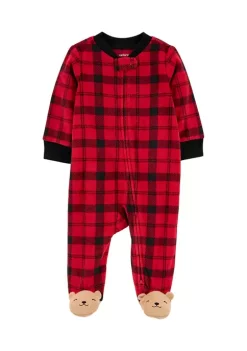 Best deal ๐งจ Carter'sยฎ Baby Boys Buffalo Check 2-Way Zip Fleece Sleep & Play ๐ฅฐ