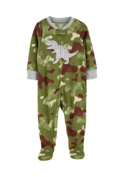 Best Sale 🎉 Carter's® Baby Boys 1-Piece Dinosaur Fleece Footie PJs ✔️