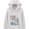 Budget ✔️ Carter's® 👧 Girls 7-16 Make Your Own Magic French Terry Hoodie 💯 -Southern Home Sales Shop Belk 1987