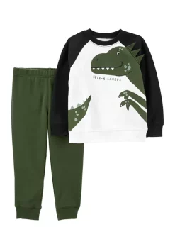 Best Pirce ๐งจ Carter'sยฎ Baby Boys Black and Green Dino Set ๐งจ