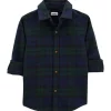 Wholesale 🥰 Carter's® Toddler Boys Green and Navy Mixed Woven 👚 Shirt ⌛ -Southern Home Sales Shop Belk 2038