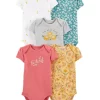 Top 10 🎉 Carter's® Baby 5-Pack Short-Sleeve Original Bodysuits 😍